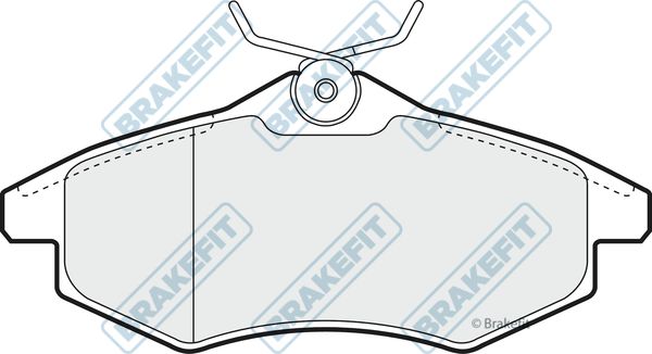 APEC BRAKING Piduriklotsi komplekt,ketaspidur PD3068